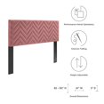 thumbnail image 6 of Mercy Chevron Tufted Performance Velvet King California King Headboard, Dusty Rose, 6 of 9