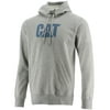 Caterpillar Men's Foundation Logo Print Hoodie Gray Size Large