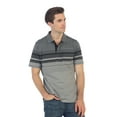 thumbnail image 3 of Gioberti Mens Striped Polo Shirt with Pocket - Yarn Dye, 3 of 5