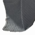 thumbnail image 4 of Benjara Nyx Queen Size Ultra Soft Cotton Thermal Blanket, Textured, Charcoal Gray, 4 of 5