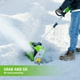 thumbnail image 4 of Greenworks 40V 75+ Compatible Tools 12 Cordless Snow Shovel, 4.0Ah Battery and Charger Included, 4 of 8