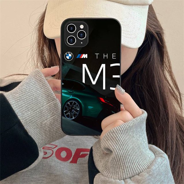 Coque de téléphone de voiture de luxe BMW pour iPhone, iPhone 7, 8 Plus, X, Xr, Xs, 11, 12, 13, SE, 14 Pro Max, Mini Mobile, 2020 qiuyongming unisex