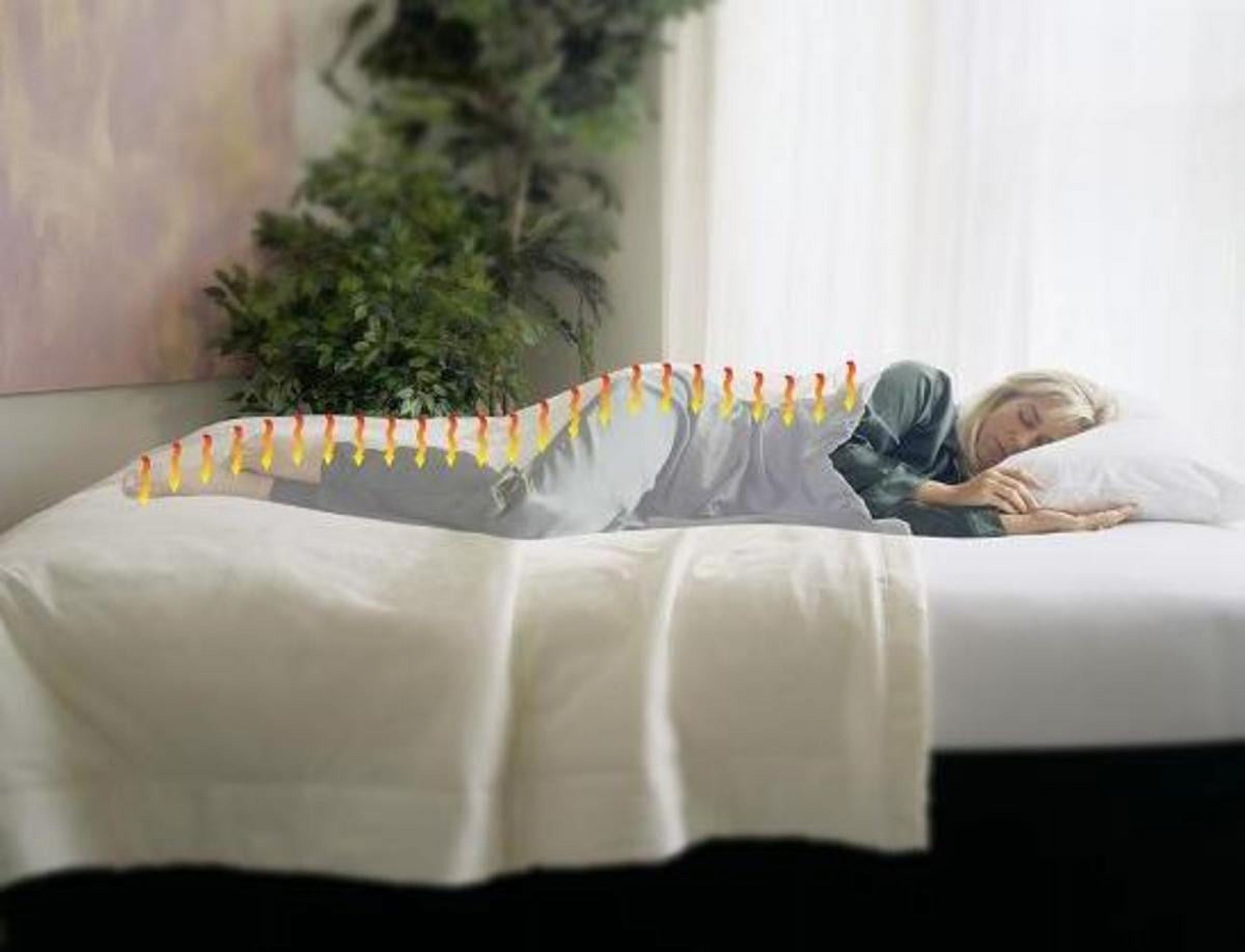 Safe and Warm Micro-Fleece Low-Voltage Heated Electric Blanket