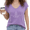 1-Purple, variant on Women's Rose Red Passion Fire Faith Inspirational Text V-Neck Sleeveless T-Shirt S-5XL Weekend Tank Top