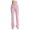 Pink, variant on Women's V Crossover High Waisted Flare Workout Pants Leggings Tummy Control Split Yoga Pants