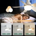 thumbnail image 5 of Remote Control Ceiling Fan Light 5 Blades 3 Color Modes High Speed E27 Base 2 in 1 Multifunctional Lighting, 5 of 26