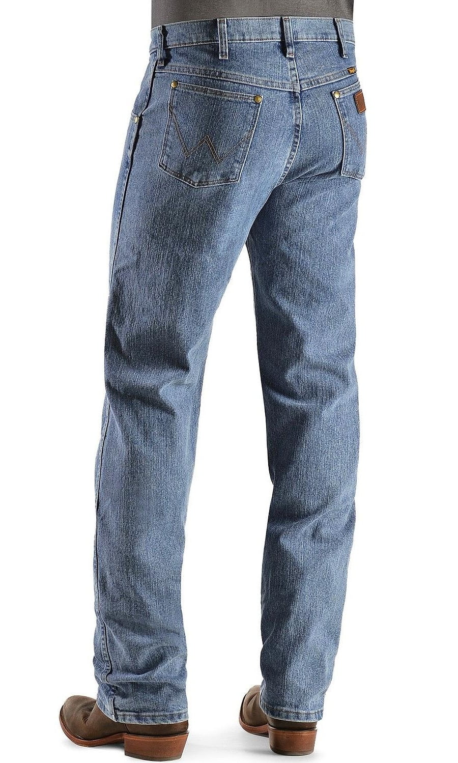 wrangler advanced comfort cowboy cut jeans