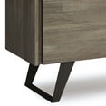 thumbnail image 2 of Lowry SOLID ACACIA WOOD & Metal 39 in Wide Medium Storage Cabinet, 2 of 9