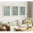 thumbnail image 2 of Sage Green Botanical Wall Art Line Drawing Floral Canvas Poster Prints Modern Abstract Minimalist Picture Neutral Boho Artwork Simple Painting Wall Decor for Living Room Bedroom, 2 of 6