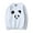 White, variant on Deorro Panda Sweatshirt Hip Hop Crewneck Fashion Longsleeve Casual Wear Funny Clothes