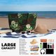 thumbnail image 5 of Disketp Camouflage Skull Bolsa de Playa de Gran Capacidad, Bolso Impermeable y a Prueba de Arena para Mujer, Ideal para Playa, Piscina y Natación, 5 of 7