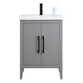 thumbnail image 5 of Vanity Art 24” Single Sink Bathroom Vanity Cabinet with Ceramic Countertop, 5 of 9