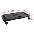thumbnail image 6 of vidaXL Dolly Trolley Furniture Mover Dolly Roller Board Black Polypropylene, 6 of 32