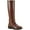 Cognac Leather, variant on INC Womens Mireya Leather Round Toe Knee-High Boots