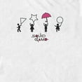 thumbnail image 2 of Men's Squid Game Silhouette Icons Graphic Tee White Small, 2 of 5