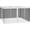 White, variant on NurtureTail 13' x 13' Universal Replacement Mesh Sidewall Netting for Patio Gazebos and Canopy Tents with Zippers, Sidewall Only, Cream