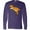 Purple, variant on Inktastic Roaring T-Rex Long Sleeve T-Shirt