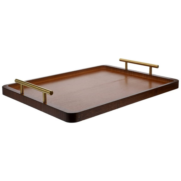 TAILTOSS Serving Tray With Handle 1Pack Rectangular for Tea and Snack Serving