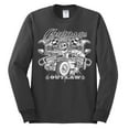 thumbnail image 2 of Wild Bobby, Greaser Outlaw Hot Rod Gambling Mechanic Pop Culture Mens Long Sleeve Shirt, Charcoal, 2XL, 2 of 3