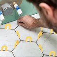 thumbnail image 4 of 440 Pieces Horseshoe Shim Tile Spacers Plastic Shims Structural Horseshoe U Shaped Tile Shims For Leveling, 4 of 5