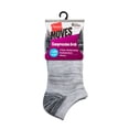 thumbnail image 2 of Hanes Women's Lightweight Performance No Show Socks, 6-Pairs Grey 5-9, 2 of 2