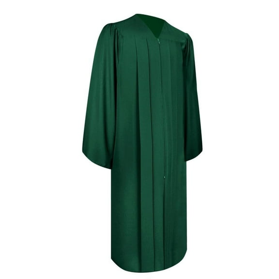 Endea Graduation Matte Hunter Green Graduation Gown