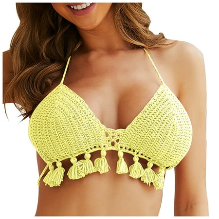 

YDKZYMD Women Bralette Cotton Seamless Padded Bralette Wireless Triangle V Neck Comfort Sexy Bralettes