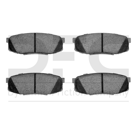 Dynamic Friction Company Heavy Duty Brake Pads - Semi Metallic 1214-1304-00-Rear Set For 2007-2021 Toyota Tundra, 2008-2021 Lexus LX570, 2008-2021 Toyota Land Cruiser, 2008-2022 Toyota Sequoia