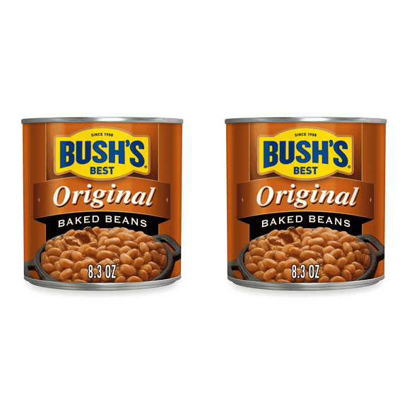 Bush's Best Original Baked Beans, 8.3 oz pack of 2