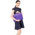 thumbnail image 5 of Mosiso for Macbook Air/Pro 13.3" Laptop Sleeve Briefcase Handbag Multifunctional Polyester Carrying Pouch Zipper Notebook Computer Bag, Ultra Violet, 5 of 5