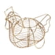 thumbnail image 2 of Cesta de huevo de pollo de metal Costilla de vegetales Decoración rústica Organizador de frutas Canasta de huevo en forma de pollo para la cocina Casa, 2 of 8