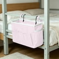 thumbnail image 6 of Hanging Bedside Storage Caddy with Hooks & Water Bottle Holder, Anti Sag Dorm Bed Organizer Bag for Bunk Bed, Multi Pocket Dorm Room Essentials, 6 of 6
