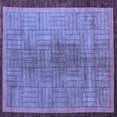 thumbnail image 1 of Ahgly Company Indoor Square Abstract Blue Modern Area Rugs, 6' Square, 1 of 4