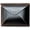 Black And Copper, variant on NACH Envelope Wall Mounted Metal Mailbox, Antique Brass Mailbox, 12.5x5x10 inches, Hardware Included