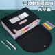 thumbnail image 4 of Spot whole 24 pages 25 grids three-side sealing lanyard flip organ bag office file storage pp file bag a4 folder Black [25 Grids], 4 of 5
