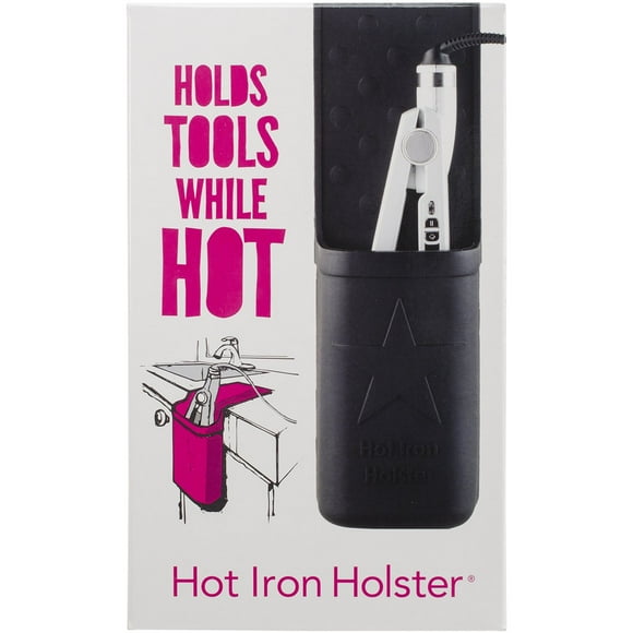 Funda de silicona para planchar, original, resistente al calor, negra