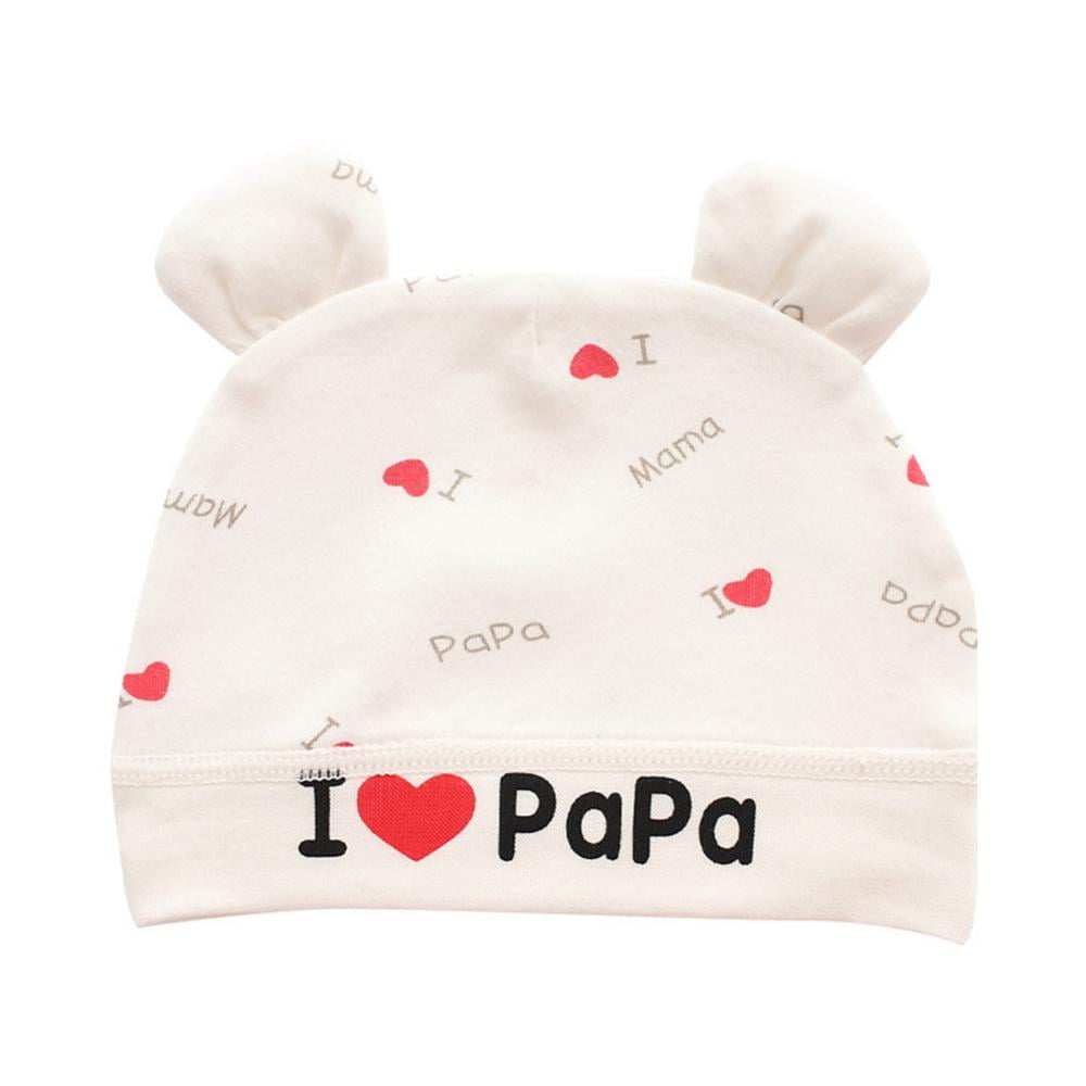 Cartoon Printed Baby Hats Cotton Beanie Hat For Boys Girls Elastic Toddler Caps 