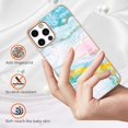 Case for IPhone 12 PRO MAX Marble Pattern Soft Bumper Protection Slim