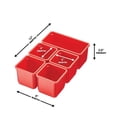 thumbnail image 6 of Milwaukee PACKOUT 5-Compartments Small Parts Organizer, 6 of 7