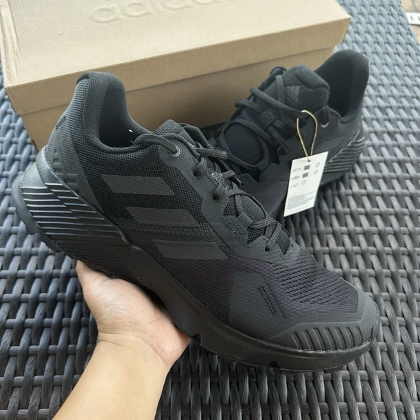 Ad-id-as Terrex Soulstride Black Grey Men's Athletic Shoes GY9356 Size 11.5