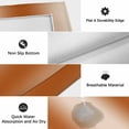 thumbnail image 6 of Outdoor Rug 3x5 ft Ombre Caramel Orange Outdoor Large Area Rug Non Slip Rubber Gradient Color Front Door Mat RV Rug Camping Carpet Patio Outdoor Rugs for Backyard Balcony Deck Porch Indoor, 6 of 9