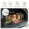 thumbnail image 6 of Universal Car Trunk Mat 29"x39", Purple Wisteria Blooms Waterproof Cargo Liner, Non-Slip Durability Cargo Mat, Countryside Lavender Path Romantic All Weather Rear Trunk Protector for Car SUV, 6 of 9