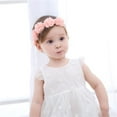 thumbnail image 3 of Inevnen Baby Girl Lace Flower Headband Stretch Kids Todders Princess Floral Hairbands 1-6 Years, 3 of 7