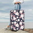 thumbnail image 4 of Wukai Leaves Flower Elastic Luggage Cover: Personalized Protection for Your Suitcase - Fits 19~29-inch, Washable & Durable Travel Companion-Large, 4 of 8