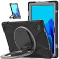 thumbnail image 3 of Funda colorida para Samsung Tab A7 de 10,4 pulgadas T500 con soporte de anillo ajustable grande y protección contra golpes., 3 of 5
