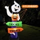 thumbnail image 4 of Fantasma inflable grande de Halloween, decoración de letreros de calle de calabaza, trucos o golosinas, suministros para fiestas festivas de Halloween, 2,4 m, 4 of 4