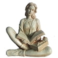 thumbnail image 3 of Reading Lady Outdoor Garden Statue - 20", 3 of 3