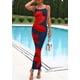 thumbnail image 4 of Vestido Maxi Floral PRETTYGARDEN para Mujer con Tirantes Finos Azul Marino XXL, 4 of 8