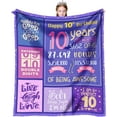 thumbnail image 1 of LHSHID Gifts for 9 Year Old Girl Blanket Flannel Soft and Comfortable Anti static Bed Sofa Blanket 60x80in, 1 of 5