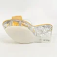 thumbnail image 6 of Women's Solid Color Platform Sandals, Slip On Causal Summer Transparent Slides, Non-slip Dance Show Wedge Slides LFD, 6 of 7